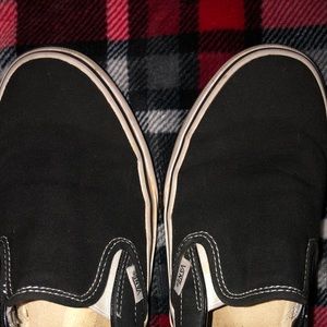 Black slip on vans